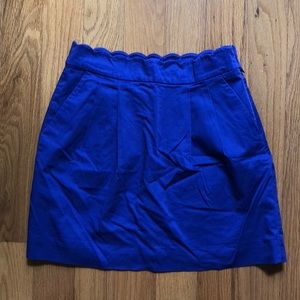 Size 4 scallop trim skirt J Crew